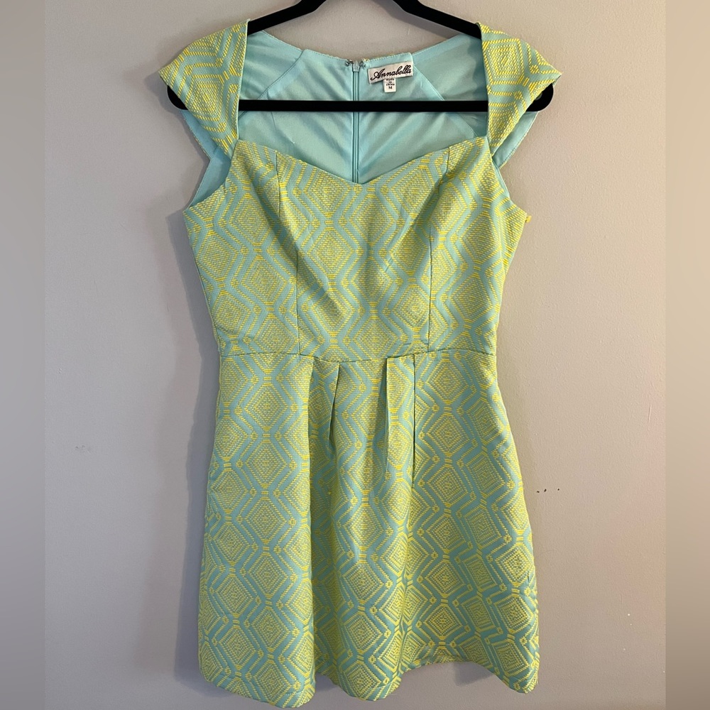 Annabella Jaquard Party Dress